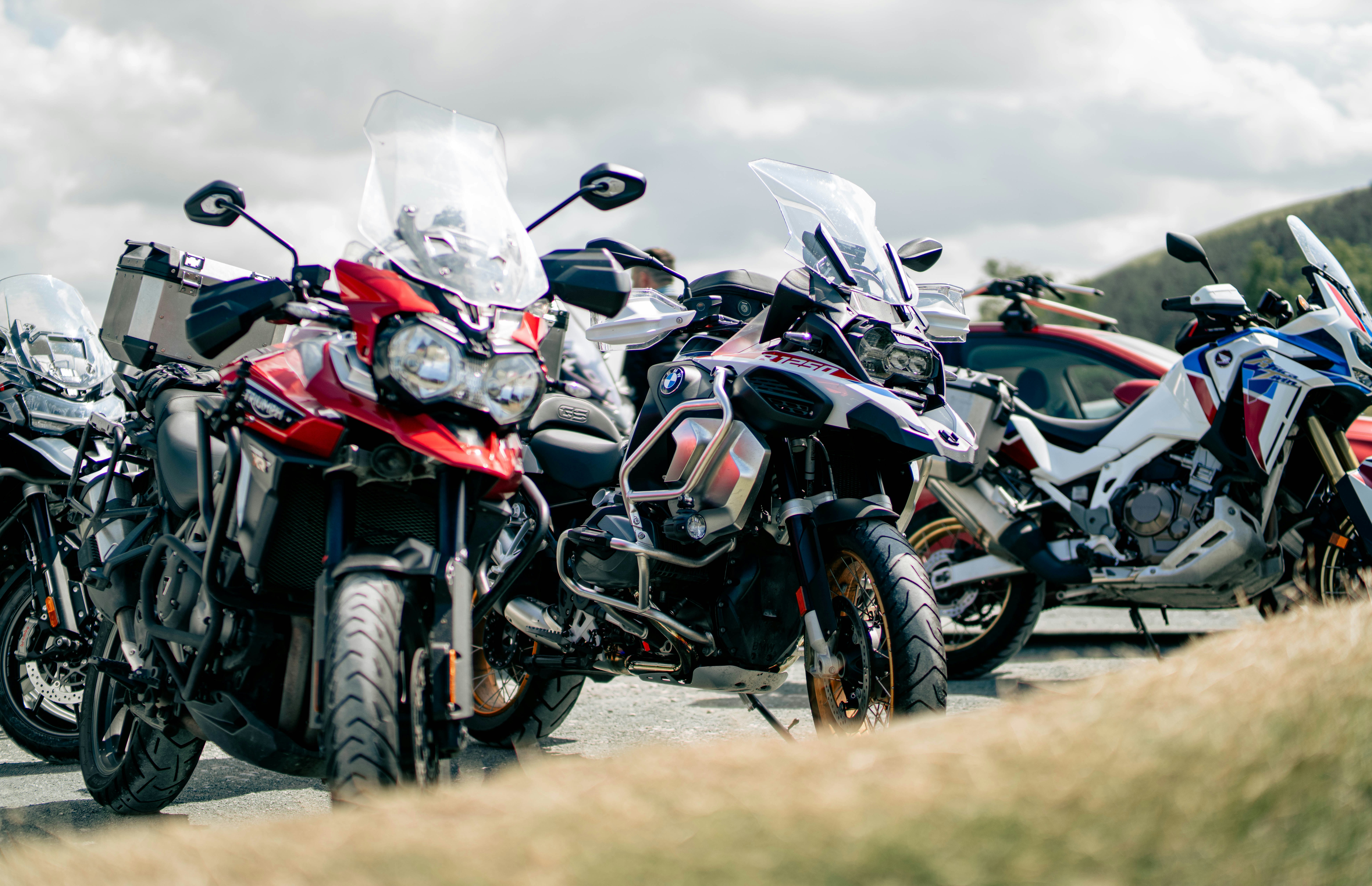 Motorrad-Reisende